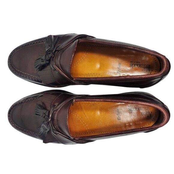Allen Edmonds Enfield Kiltie Tassel Loafers Men's 10 Moc-Toe Burgundy - Picture 6 of 9